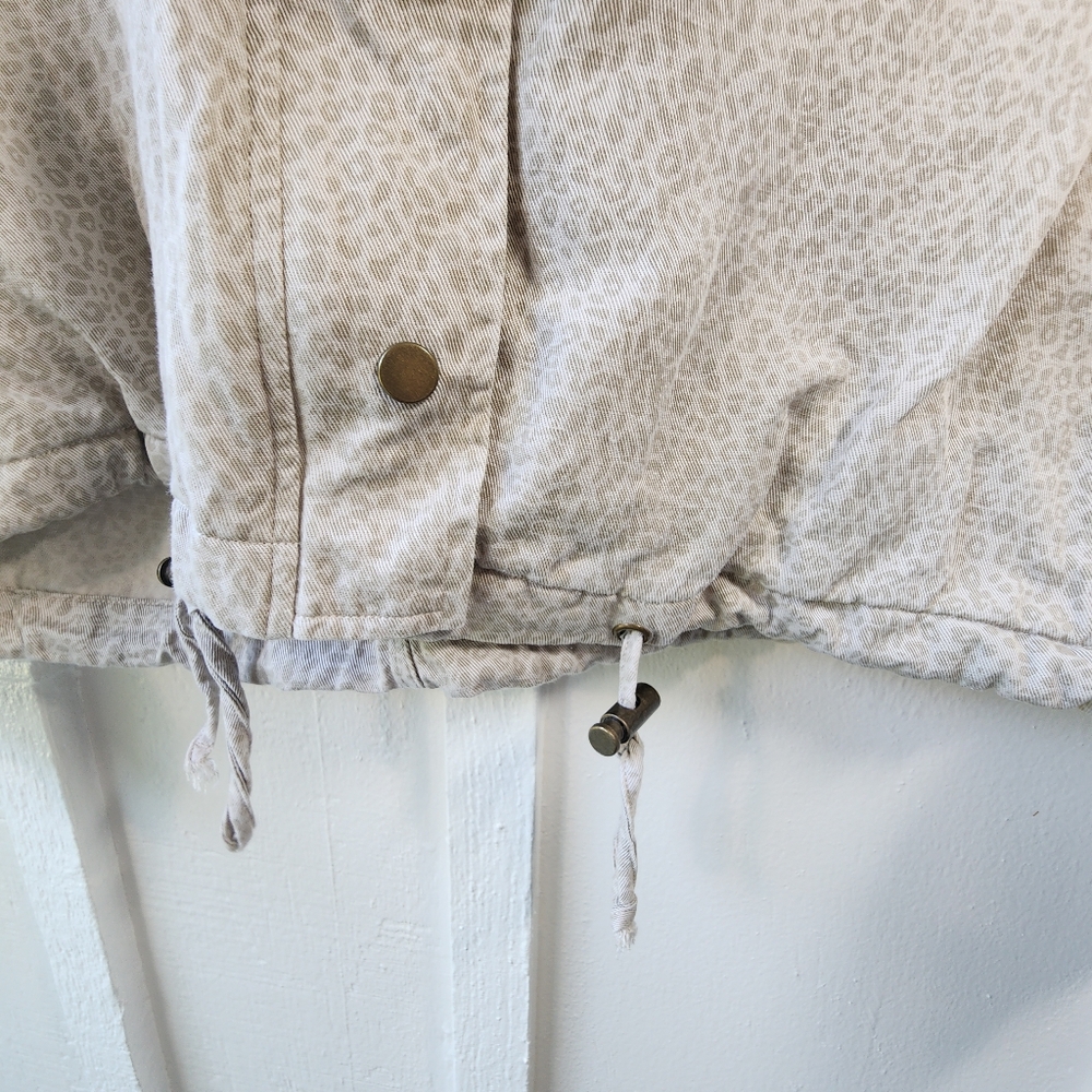 Rails Collins Linen Blend Utility Jacket White Mi… - image 7